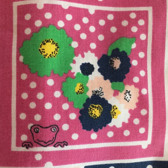 Vintage Floral Frogs Patchwork retro skirt skort polka dots frogs flowers 🌸 🐸 - Picture 7 of 16